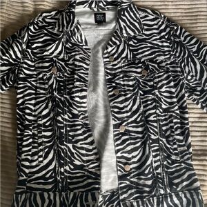 BDG Zebra Printed Denim Jacket
